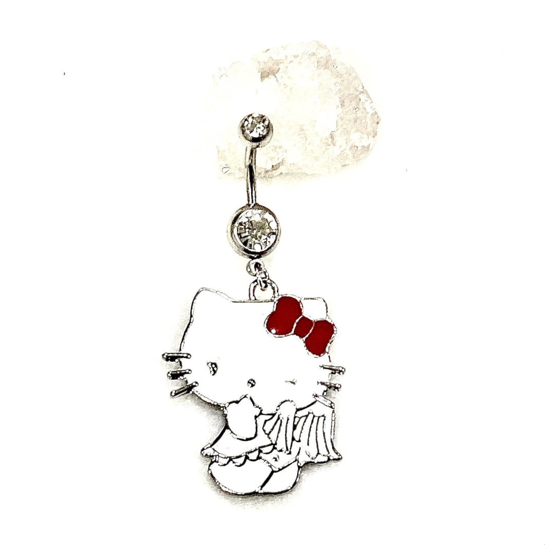 Angel Kitty Belly Ring