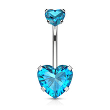 Load image into Gallery viewer, Double the Love Belly Ring
