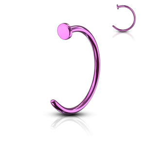 Pink Nose Hoop